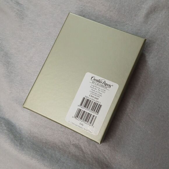 Creative Papers Vtg 2002 Note Cards by C.R. Gibson Boxed 2 Box Set 22 Pear Lily - Picture 4 of 6